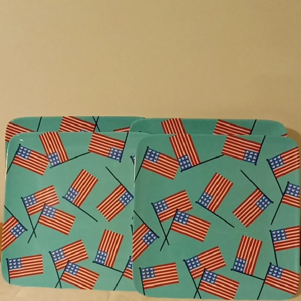 American Flag Pattern Plates New Pier 1